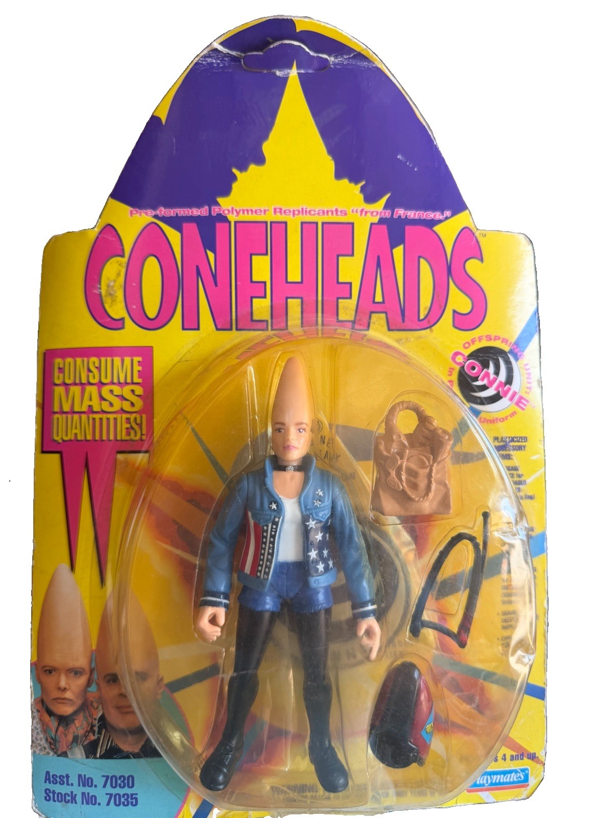 Vintage Coneheads Acton figure Connie In Original Box Never Opened Vintage Coneheads Acton figure Connie In Original Box Never Opened