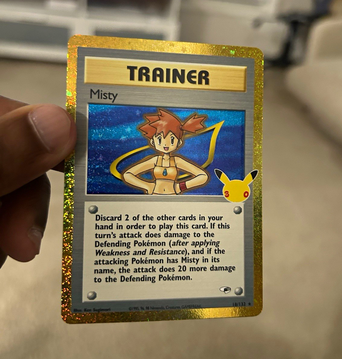 Pokemon TCG Misty 018/132 Gym Heroes Holo Rare Unlimited Trainer ENG Pokemon TCG Misty 018/132 Gym Heroes Holo Rare Unlimited Trainer ENG