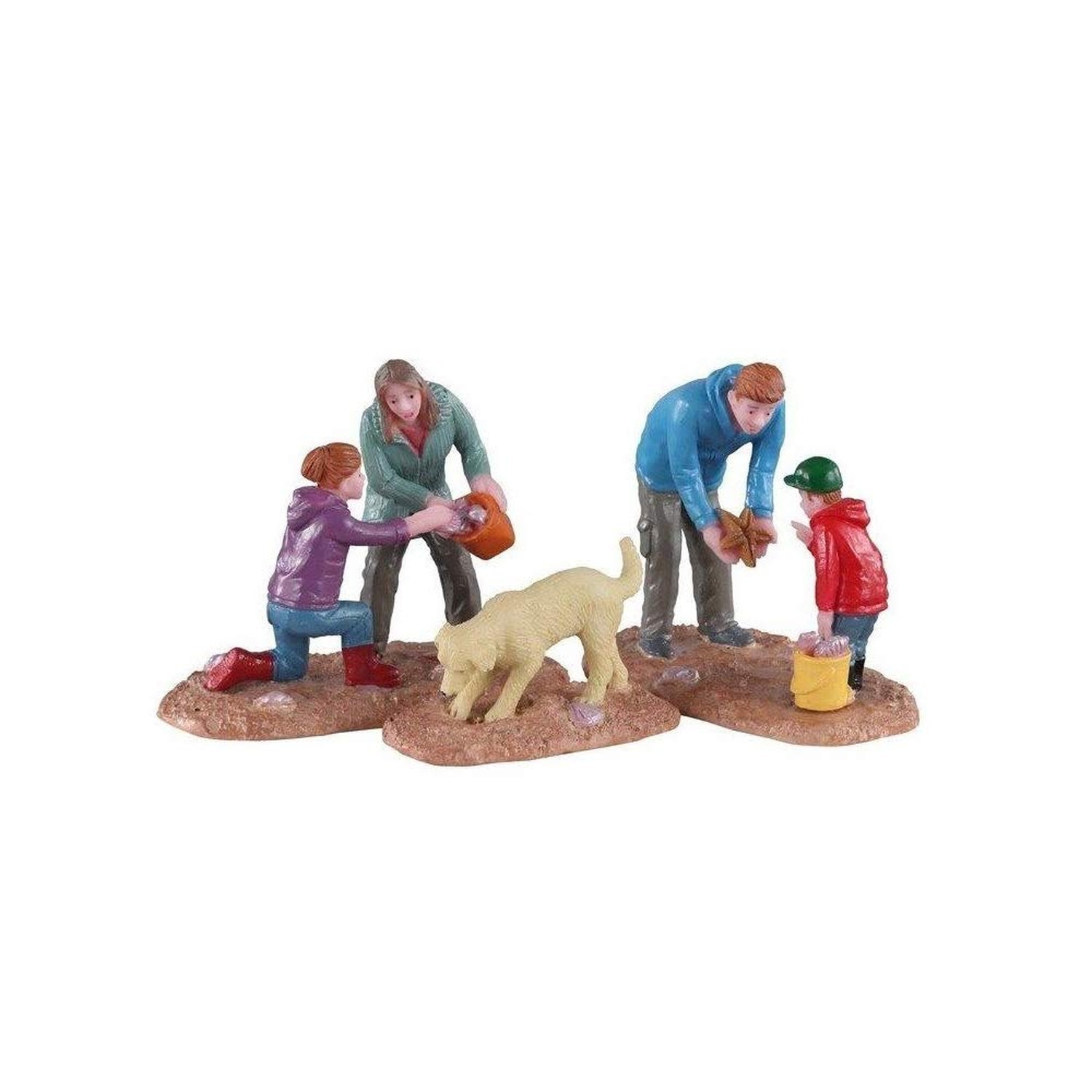 Lemax Looking for Seashells - 3 Piece Set Lemax Looking for Seashells - 3 Piece Set