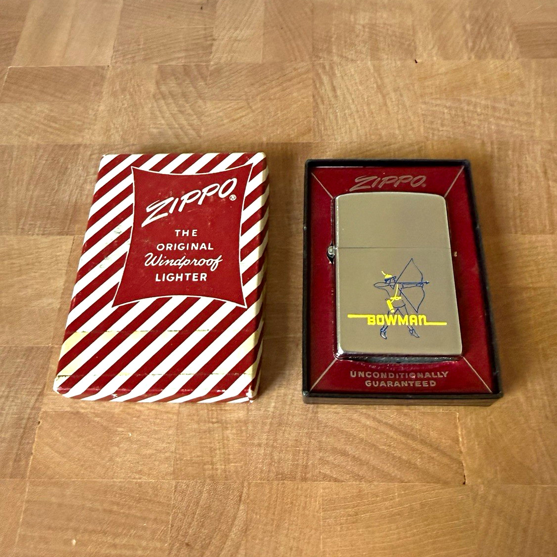 VTG 1950s Zippo The Original Windproof Lighter VTG 1950s Zippo The Original Windproof Lighter