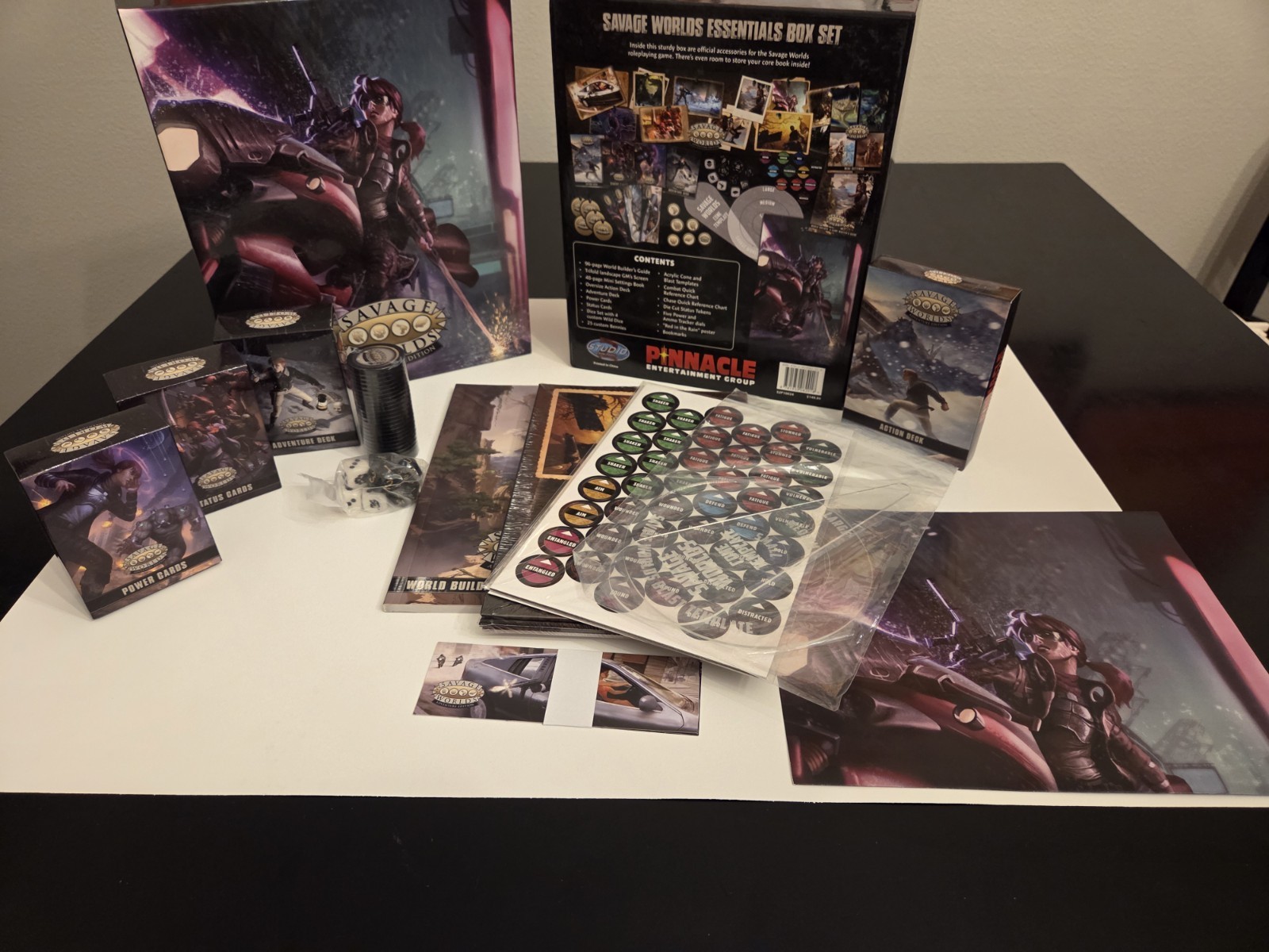 Savage Worlds Essentials Box Set RPG Adventure Edition SWADE Pinnacle Complete