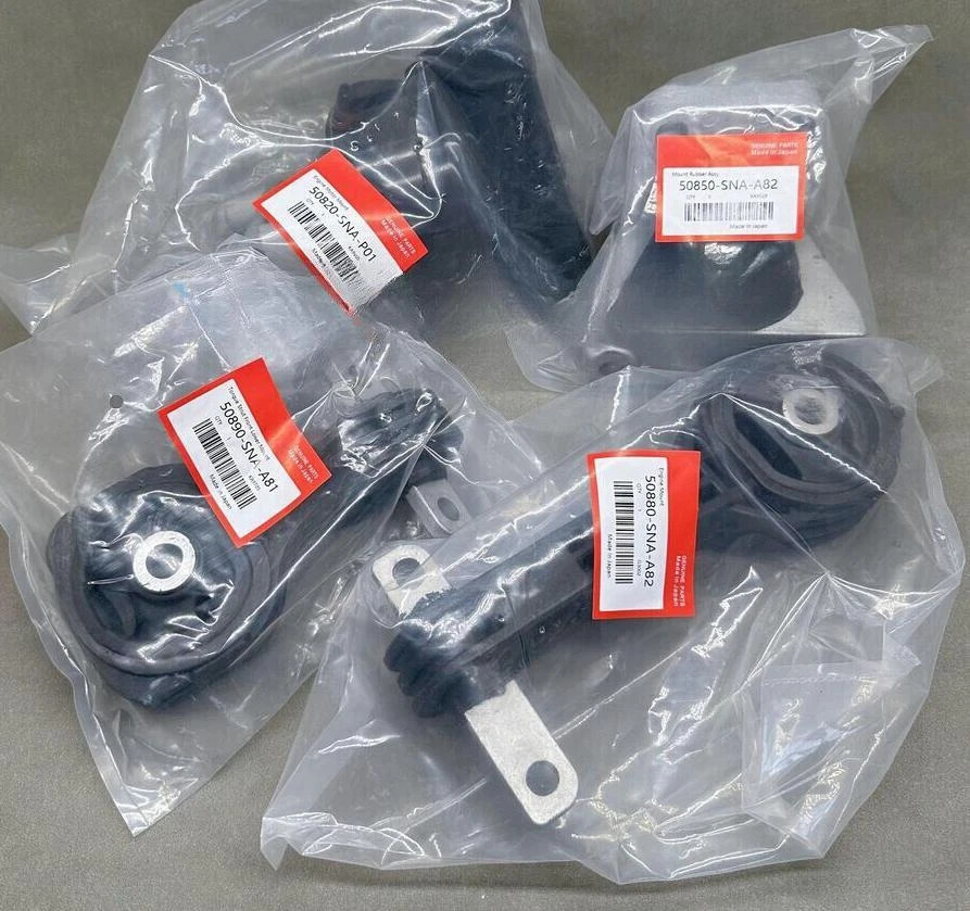 OEM Honda Set of 4 Engine Motor &Trans Mount Kit For 06-10 Civic1.8L Auto Trans