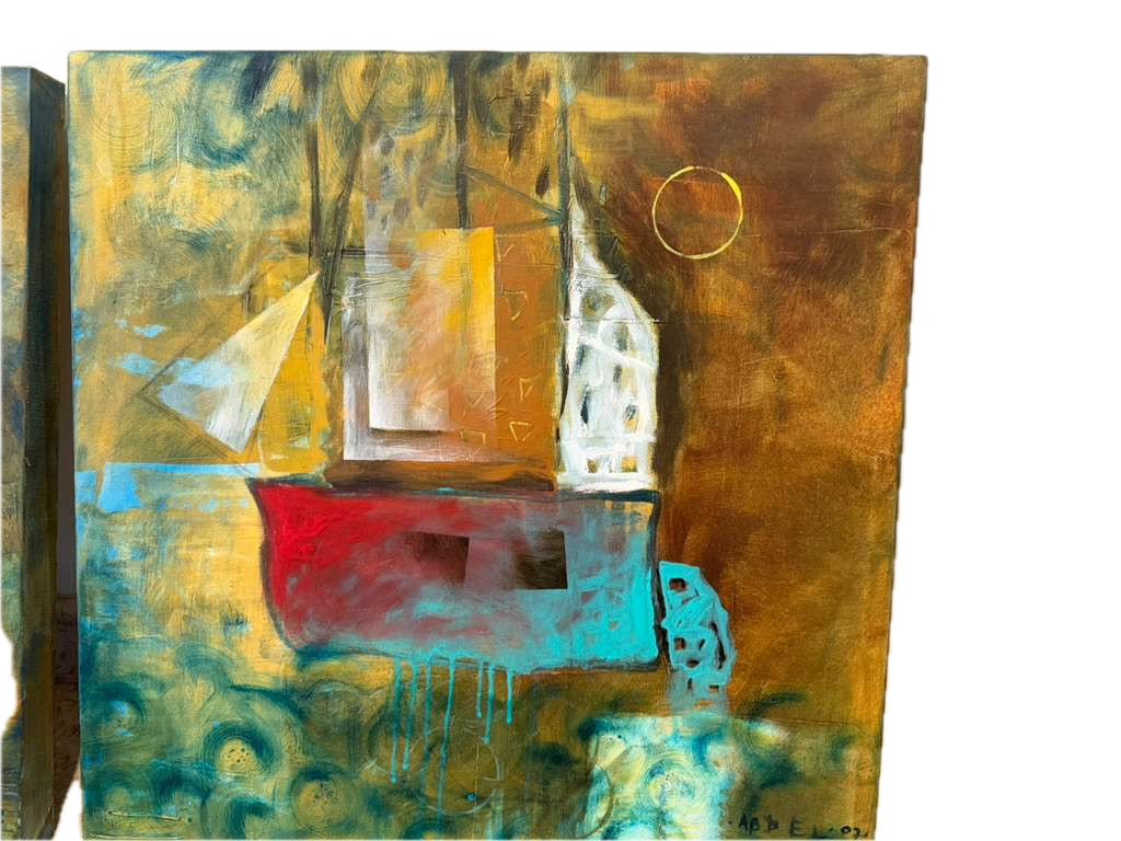 Abdel Lastres Art painting Original 1/1,  Marina #1