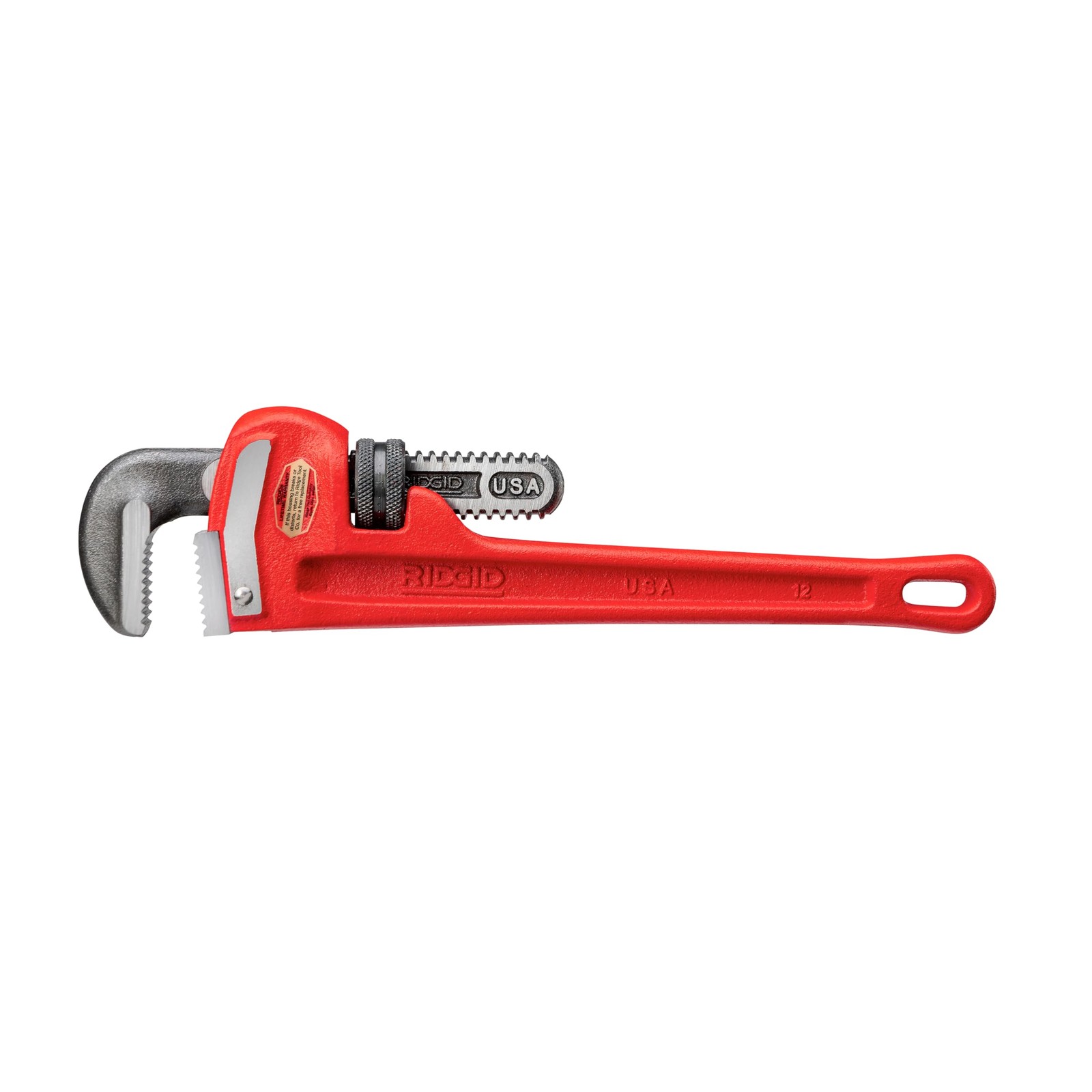 RIDGID 31015 Heavy-Duty Straight Pipe Wrench, 12\