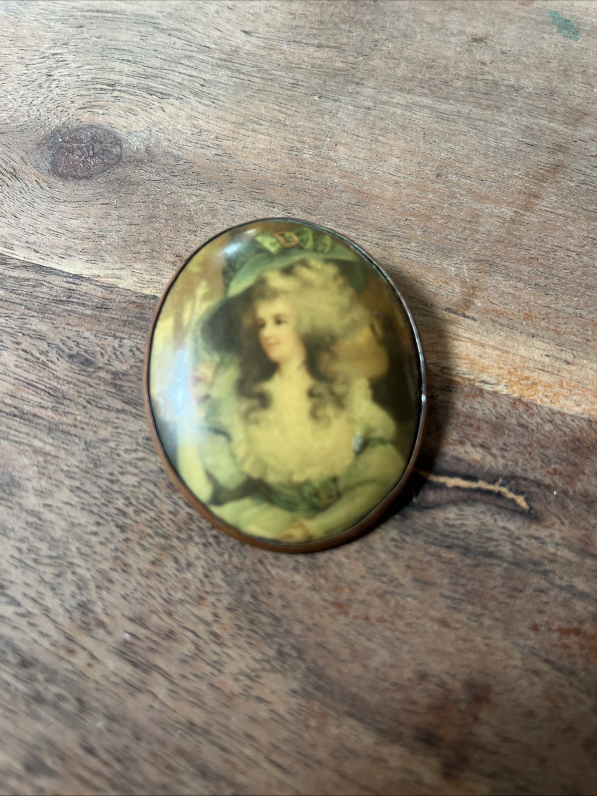 ANTIQUE/VTG. Cameo PORTRAIT CELLULOID and BRASS Brooch/Pin ANTIQUE/VTG. Cameo PORTRAIT CELLULOID and BRASS Brooch/Pin