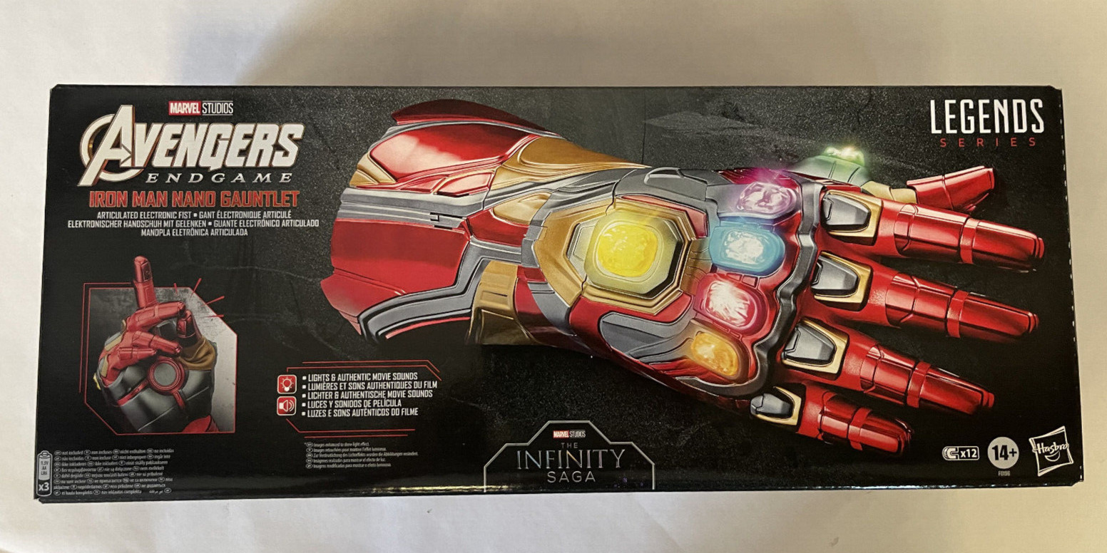 Marvel Legends Series Endgame Iron Man Nano Gauntlet Articulated Electronic Fist
