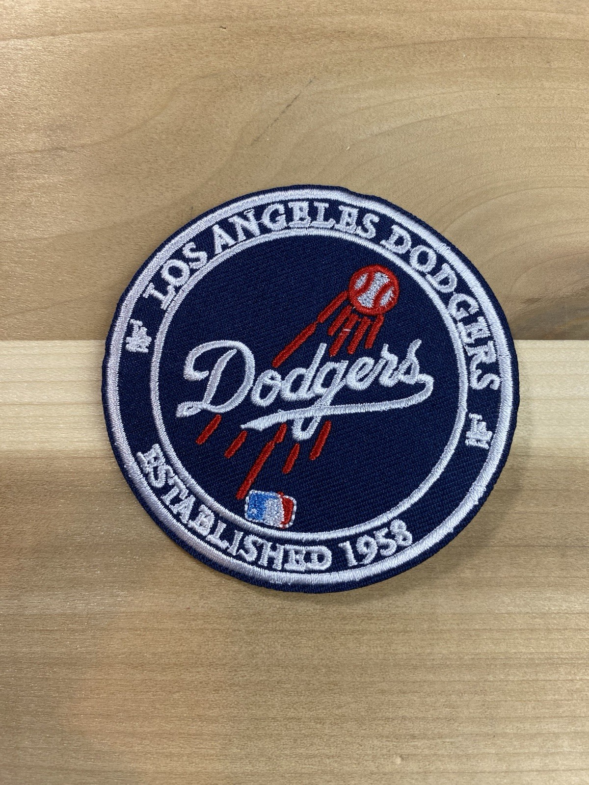 Vintage Los Angeles Dodgers Embroidered 3” Iron On Patch Vintage Los Angeles Dodgers Embroidered 3” Iron On Patch