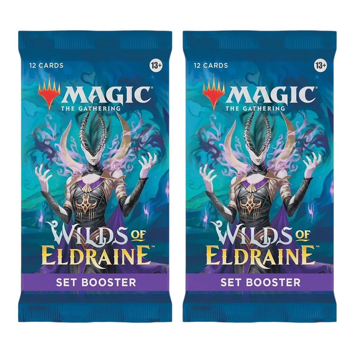 2023 2 x Sealed Pack Magic the Gathering MTG Wilds of Eldraine Set Booster 2023 2 x Sealed Pack Magic the Gathering MTG Wilds of Eldraine Set Booster