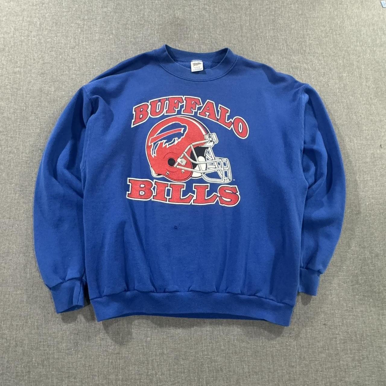 90s Buffalo Bills Sweatshirt NFL Football Helmet Rare Design S-5XL RM3401