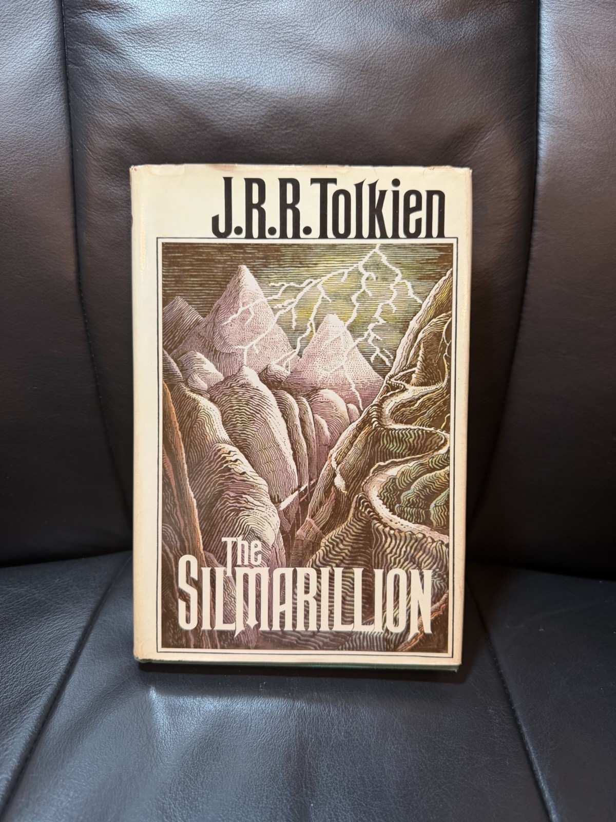 The Silmarillion HC DJ 1977 Stated 1st Am Ed. - 1st Prtg. - J R Tolkien w/ Map The Silmarillion HC DJ 1977 Stated 1st Am Ed. - 1st Prtg. - J R Tolkien w/ Map