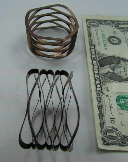  2 Crest-To-Crest Temper Steel Wave Springs Flat Wire 2\