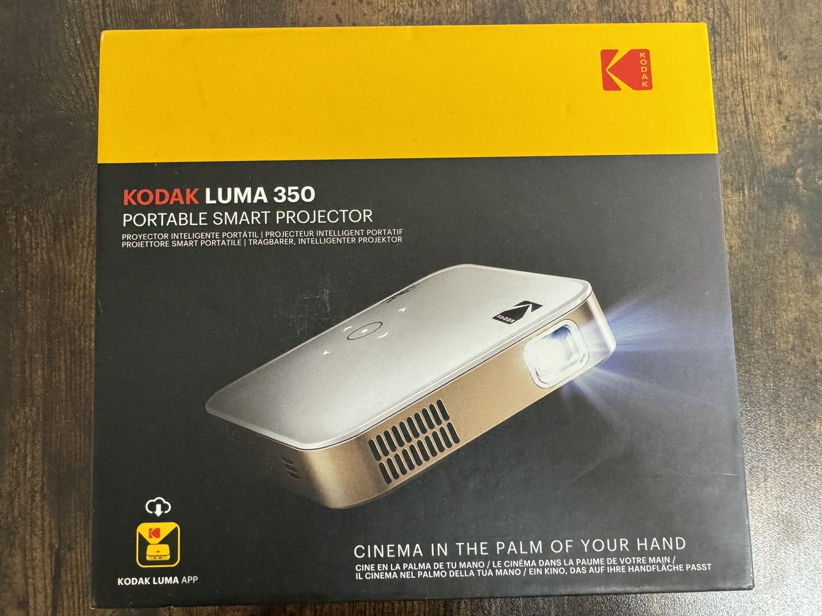 Kodak RODPJS350 Luma 350 Portable Smart Projector - White Kodak RODPJS350 Luma 350 Portable Smart Projector - White