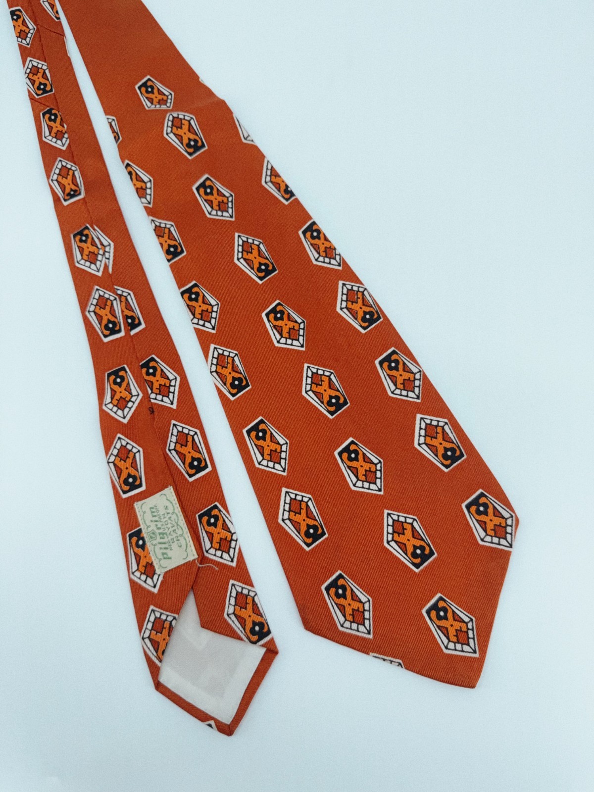 vintage 1940s 1950s rayon swing tie necktie excellent