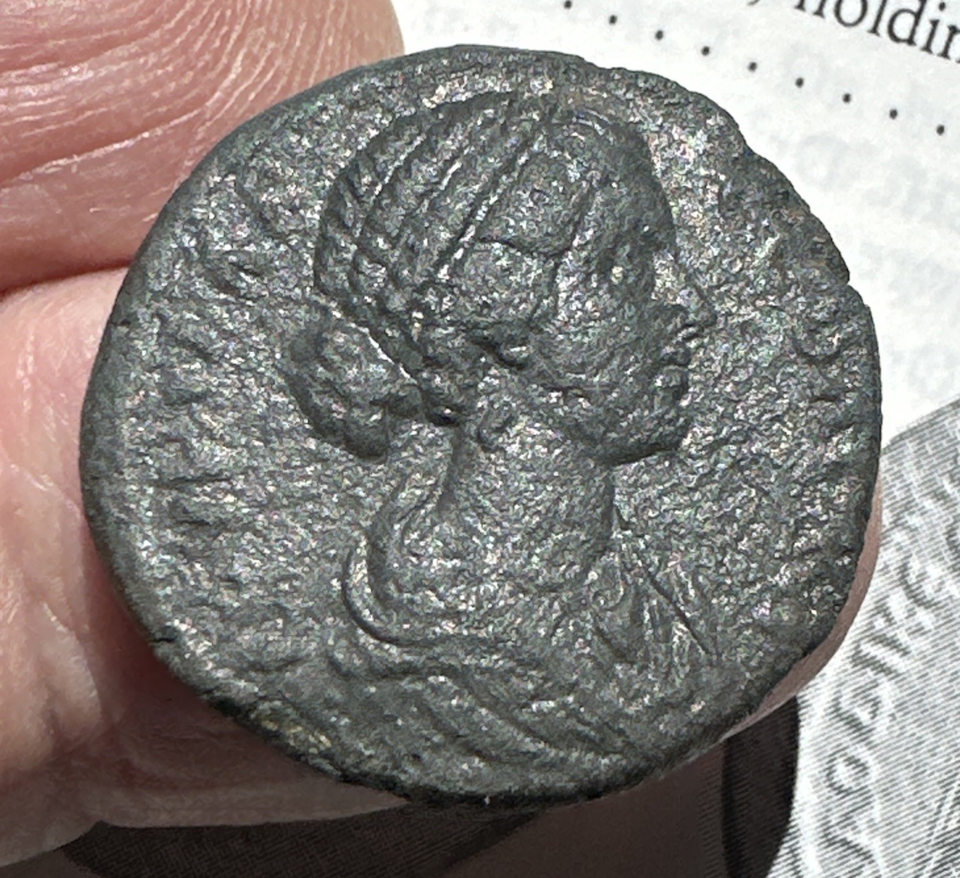 Alliance FAUSTINA Jr Roman Provincial Bronze Coin - Laodikeia ad Lycum Pergamum Alliance FAUSTINA Jr Roman Provincial Bronze Coin - Laodikeia ad Lycum Pergamum