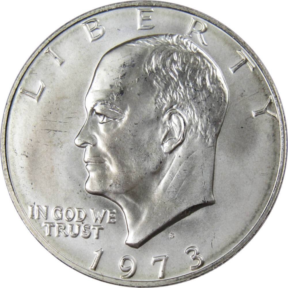 1973 S Eisenhower Silver Dollar Uncirculated Mint State IKE $1 Coin