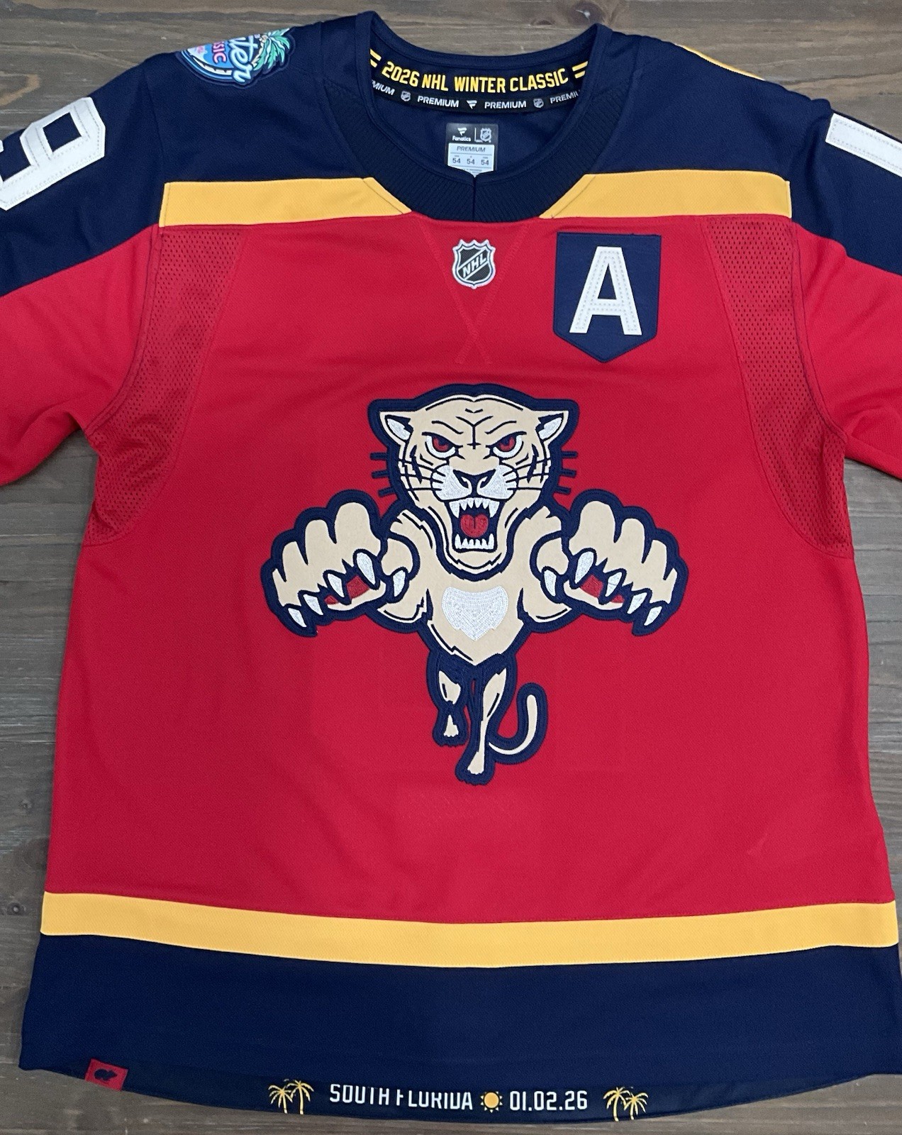 Florida Panthers Matthew Tkachuk # 19 Winter Classic 2026 Jersey 54 NWOT