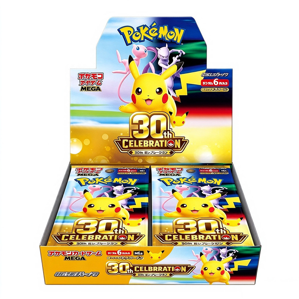 New Pokemon MEGA 30th Celebration Booster Box M6a Japanese w/shrink New Pokemon MEGA 30th Celebration Booster Box M6a Japanese w/shrink