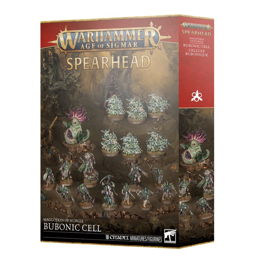 Warhammer: Age of Sigmar Spearhead Maggotkin of Nurgle Bubonic Cell