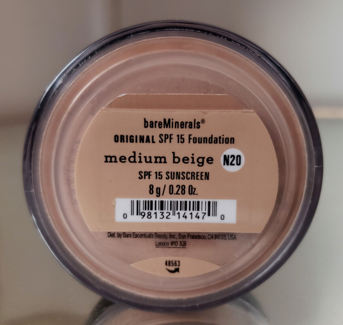 bareMinerals Original Medium Beige SPF 15 Loose Powder Foundation 8g/0.28 Oz. bareMinerals Original Medium Beige SPF 15 Loose Powder Foundation 8g/0.28 Oz.