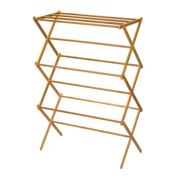 Heavy Duty Wooden Clothes Drying Rack - Bamboo Heavy Duty Wooden Clothes Drying Rack - Bamboo