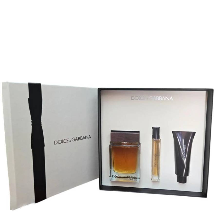 Dolce and Gabbana Men\'s The One 3pcs EDT Gift Set Fragrances 8054754403381