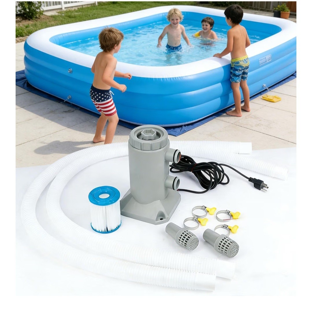 Small Pool Pump and Filter Kit, Powerful 530 GHP above Ground Pool Filter Pump Q Small Pool Pump and Filter Kit, Powerful 530 GHP above Ground Pool Filter Pump Q