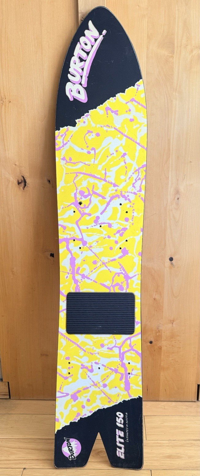 Vintage 1988 Burton Elite 150 Snowboard Vintage 1988 Burton Elite 150 Snowboard