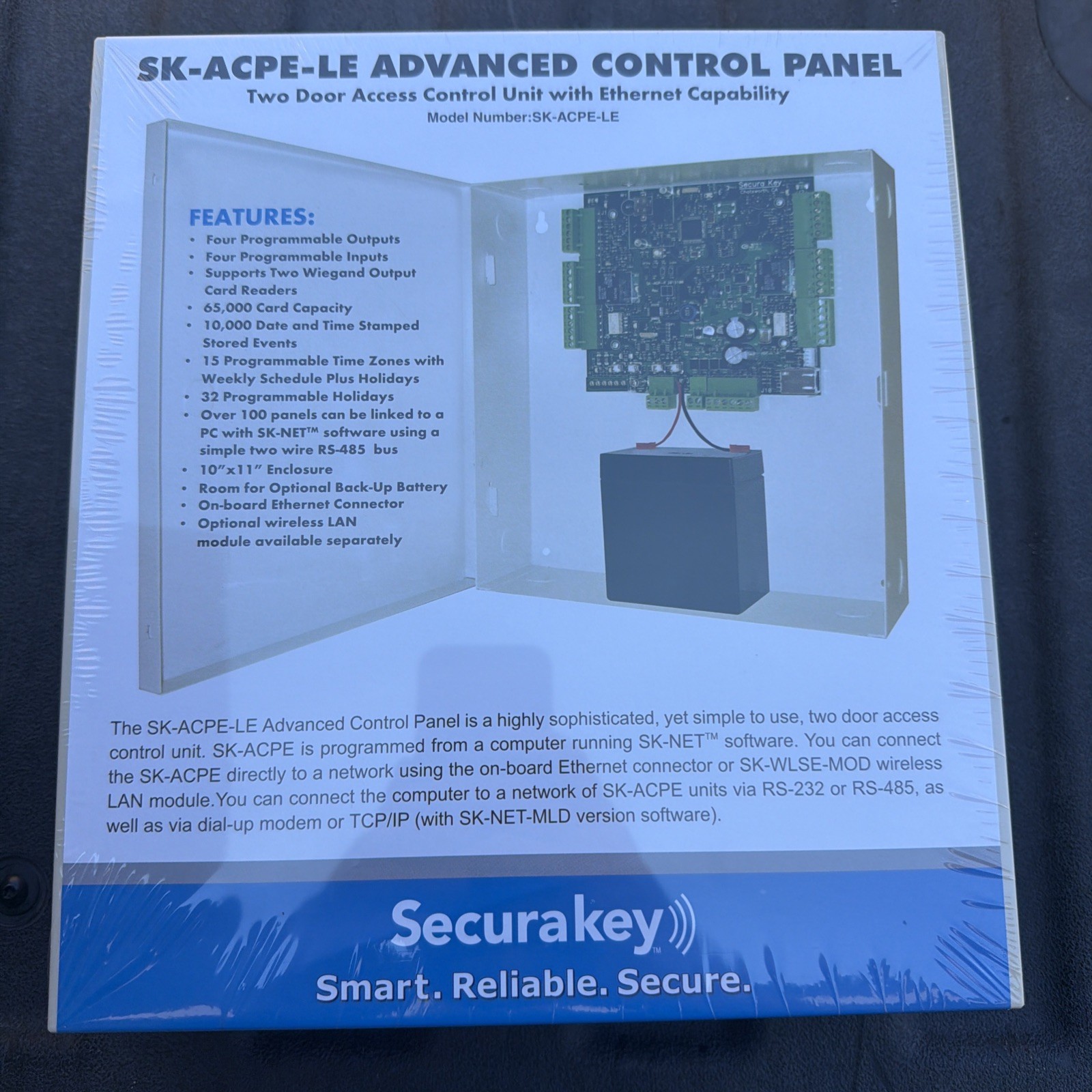 SecuraKey SK-ACPE-LE Advanced Control Panel Brand New And Sealed SecuraKey SK-ACPE-LE Advanced Control Panel Brand New And Sealed