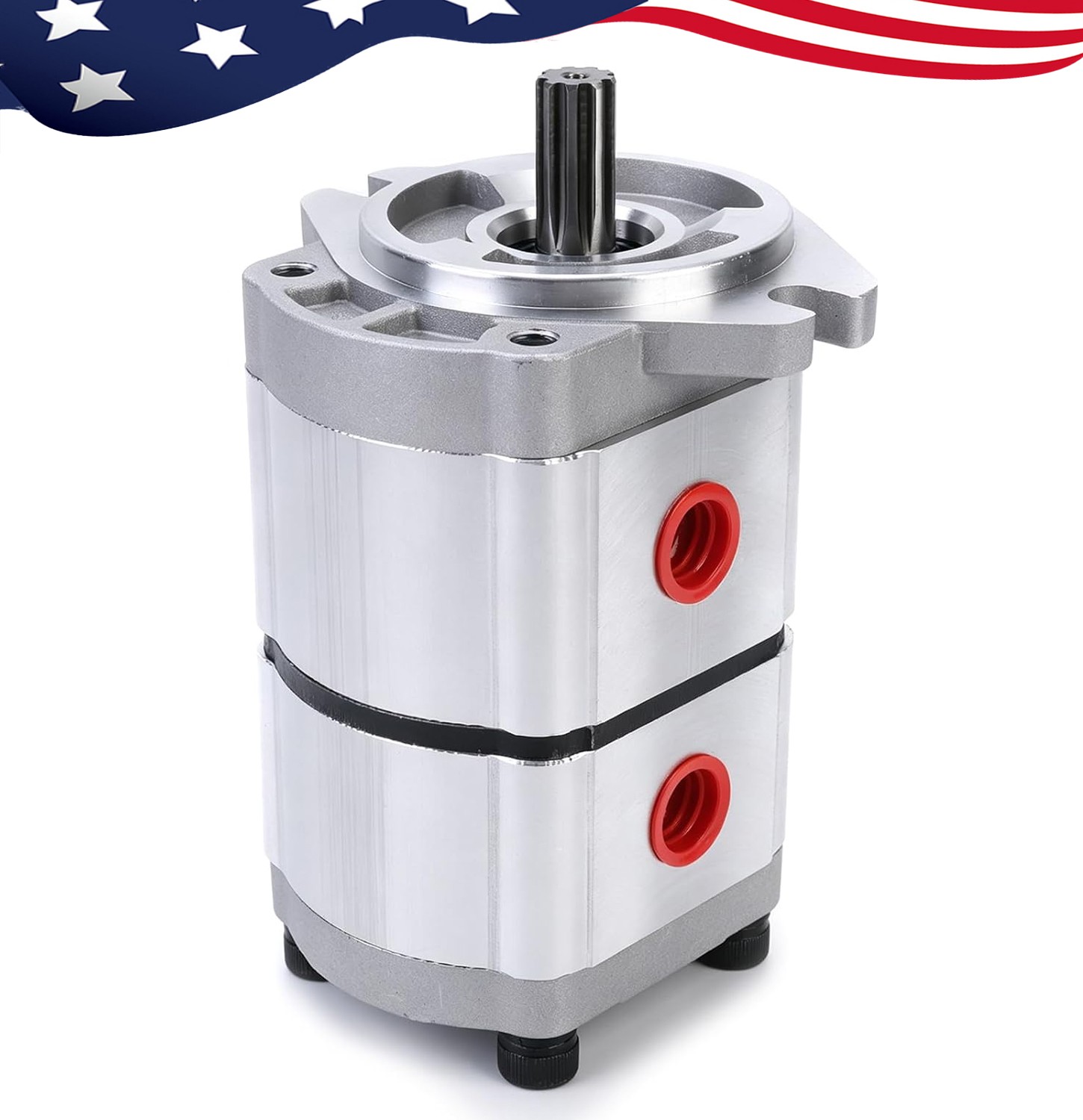 TWO-Section High Pressure Hydraulic Gear Pump For PGP510 Series PGP51083G3LP