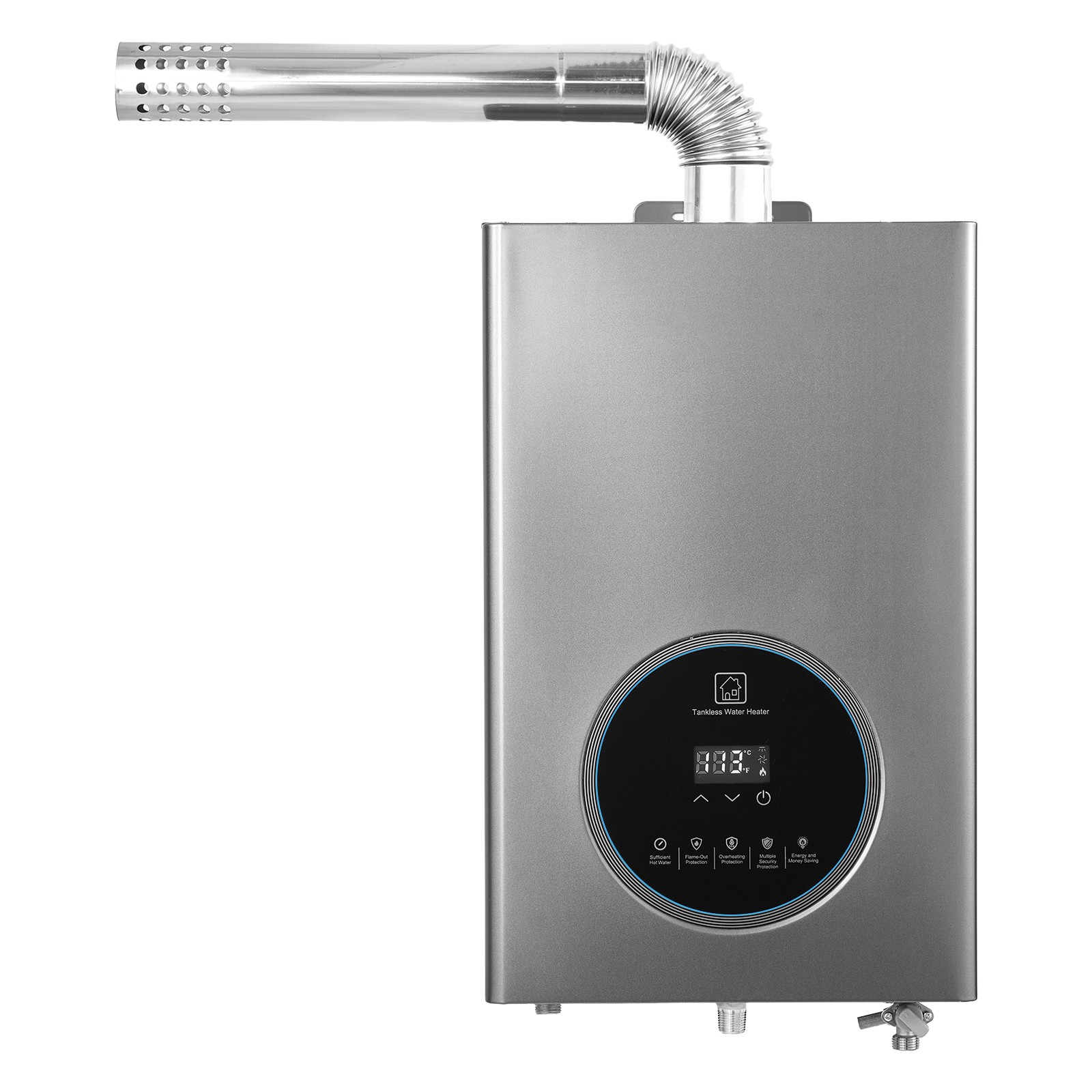 Uimoso Indoor Propane Tankless Hot Water Heater 4.3 Gallon 100,000 BTU Instant