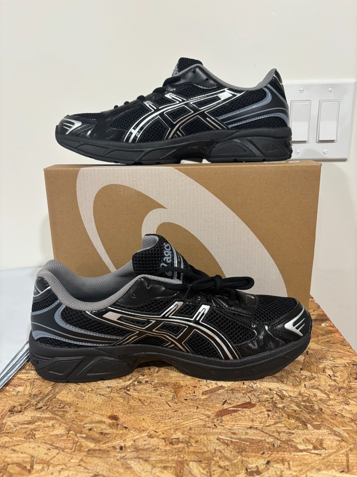 Asics Gel 1130 'Black Pure Silver' 1201A906-001 Men's Multiple Sizes FreeShip Asics Gel 1130 'Black Pure Silver' 1201A906-001 Men's Multiple Sizes FreeShip