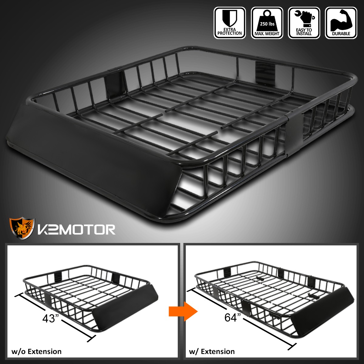 Roof Rack Fits 64