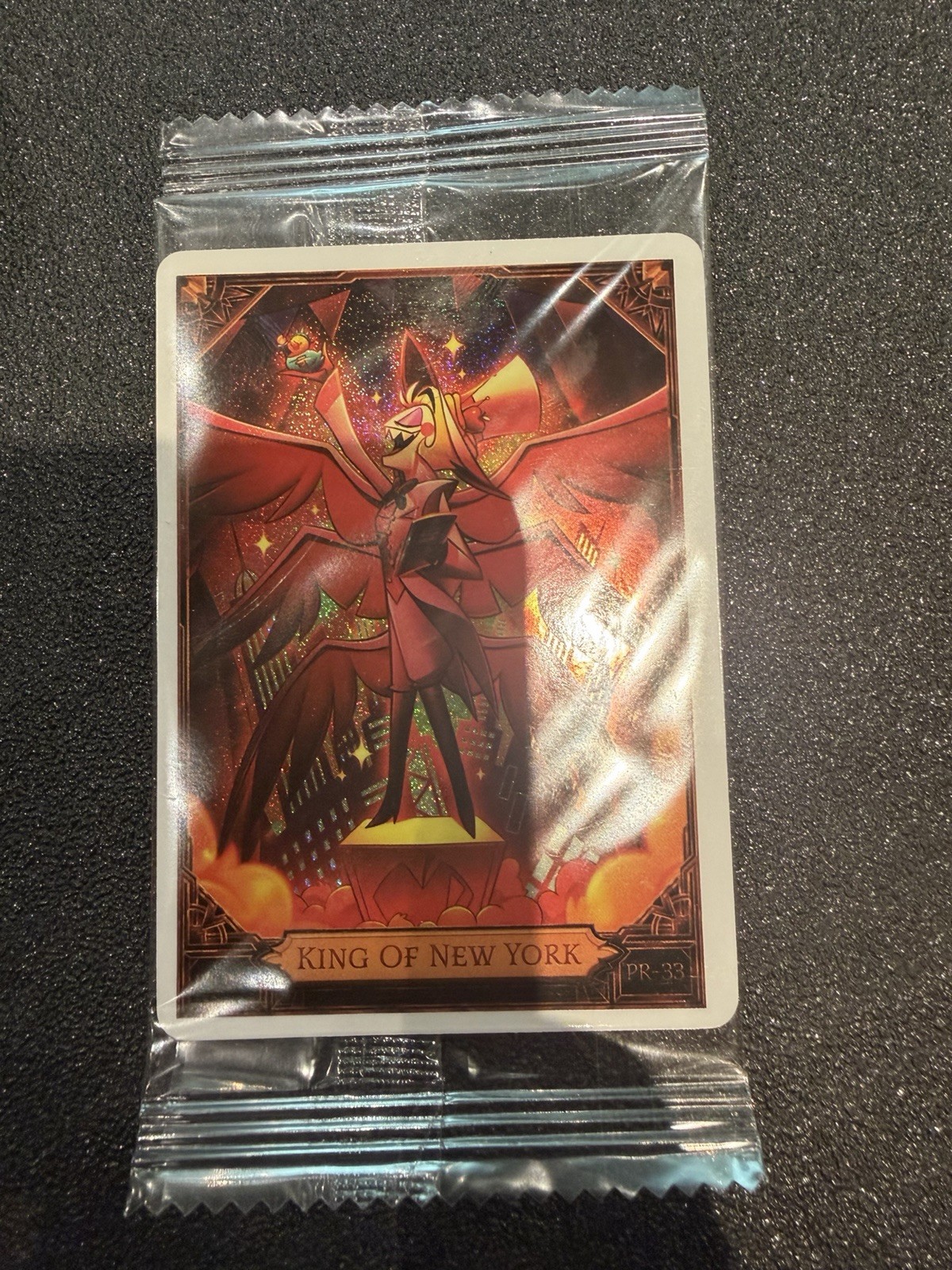 NYCC 2026 PSA HAZBIN HOTEL LUCIFER KING OF NEW YORK PROMO CARD IN HAND NYCC 2026 PSA HAZBIN HOTEL LUCIFER KING OF NEW YORK PROMO CARD IN HAND