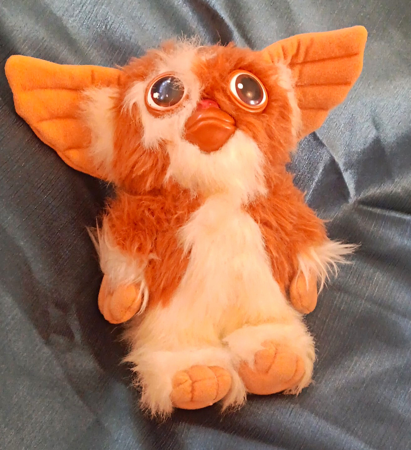 Gremlins Gizmo Mogwai Plush Soft Vintage 1984 Small Brown & White Gremlins Gizmo Mogwai Plush Soft Vintage 1984 Small Brown & White