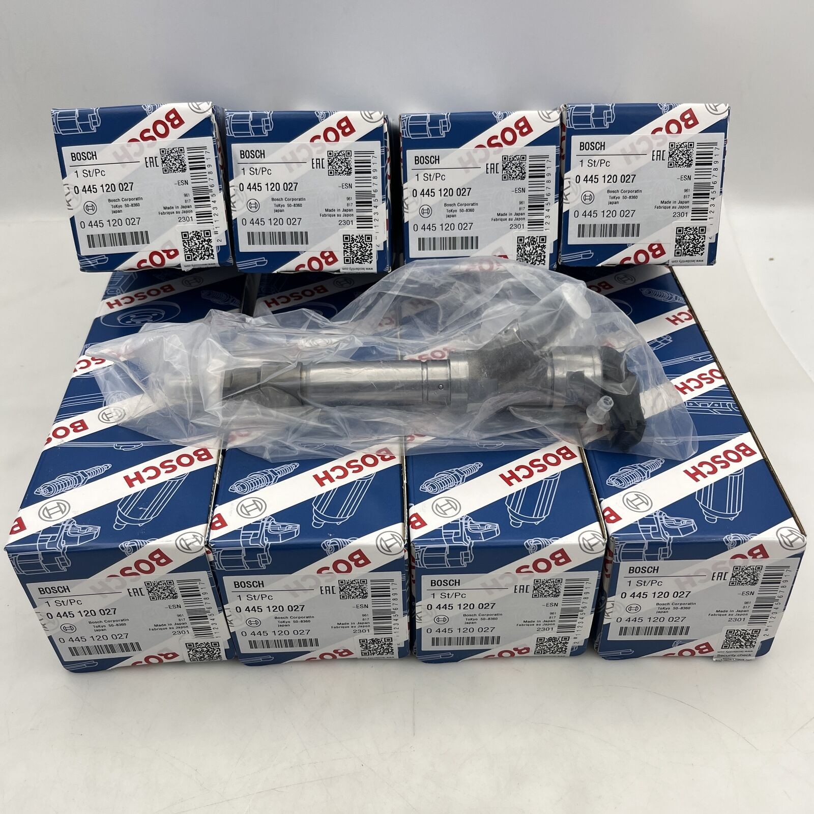 8X Bosch Fuel Injectors for 2004.5-2005 GM Chevrolet 6.6L Duramax LLY 0986435504 8X Bosch Fuel Injectors for 2004.5-2005 GM Chevrolet 6.6L Duramax LLY 0986435504