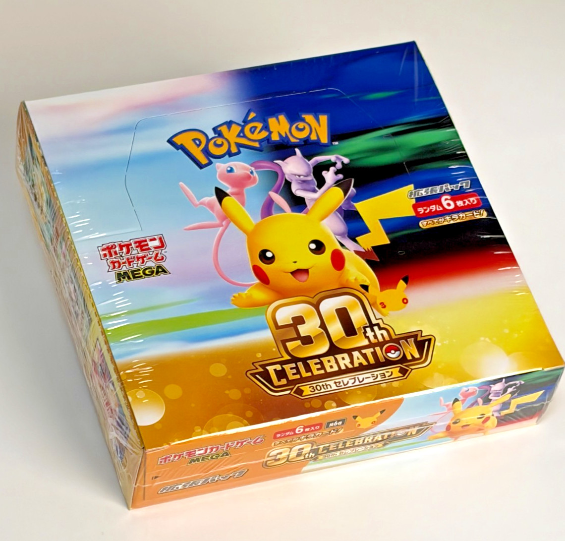 Pokemon Card Game MEGA M6a 30th CELEBRATION Box New Sealed w/shrink Japanese Pokemon Card Game MEGA M6a 30th CELEBRATION Box New Sealed w/shrink Japanese