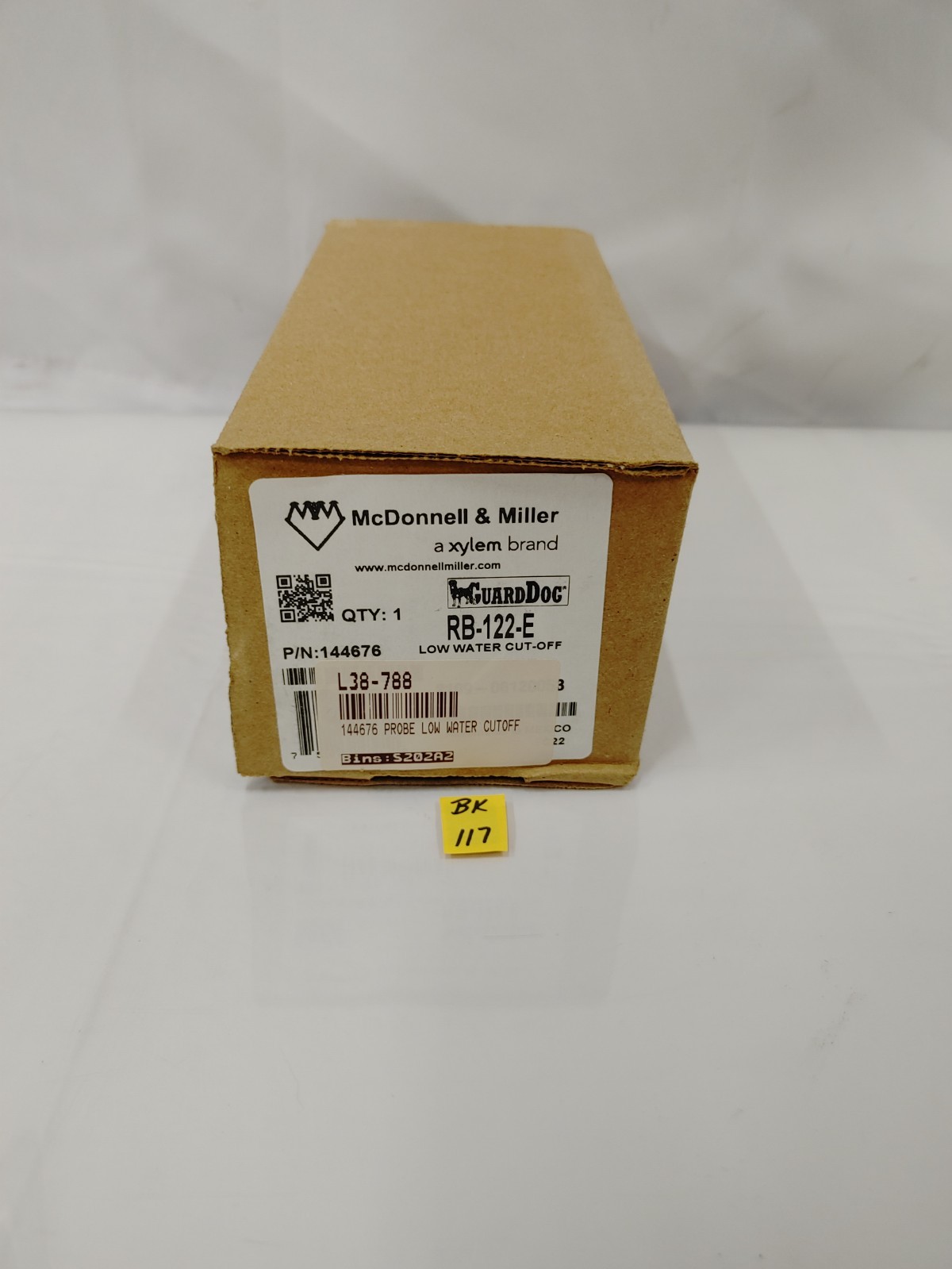 McDonnell & Miller RB-122-E Low Water Cutoff 144676