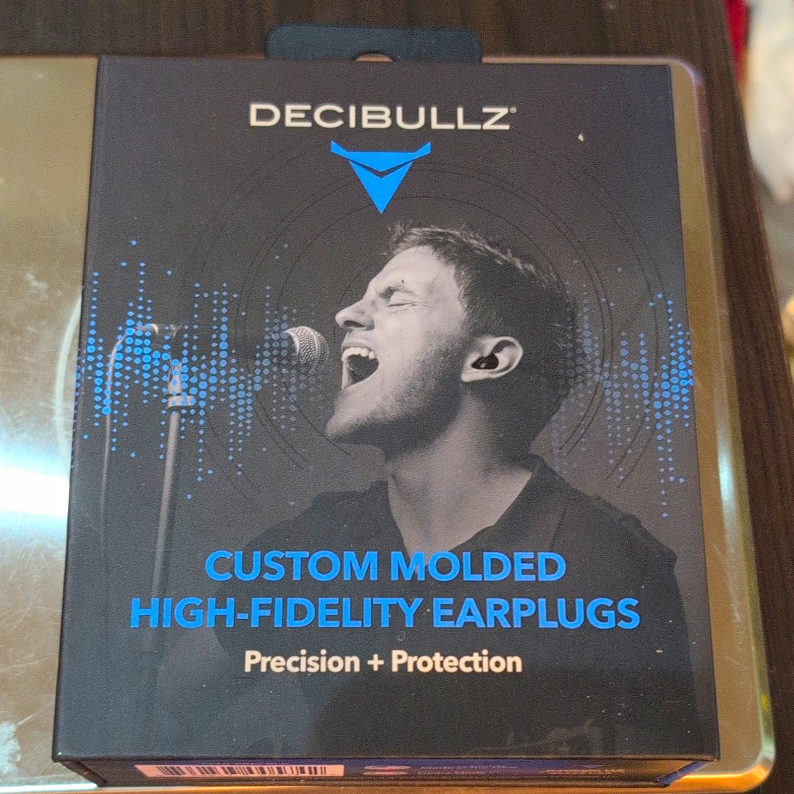 Decibullz Custom Molded High-Fidelity Earplugs Filter Pro Black FLTR-PRO-BLK