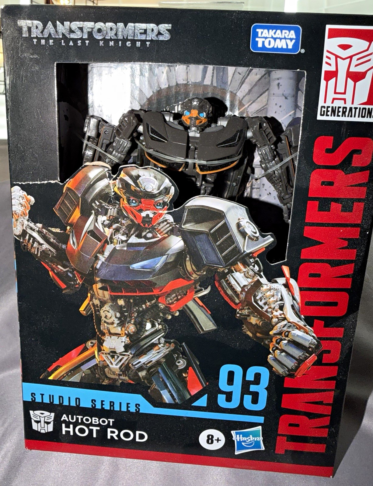 Hasbro Transformers Studio Series 93 Autobot Hot Rod Transforming Figure TLK 