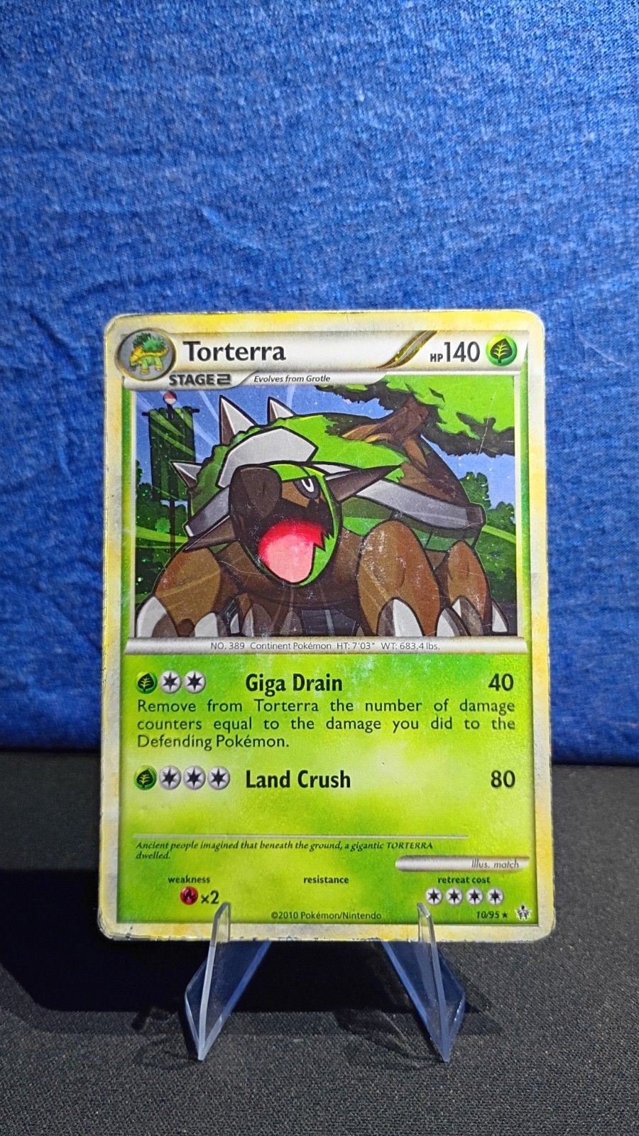 Torterra 10/95 Unleashed Holo Torterra 10/95 Unleashed Holo