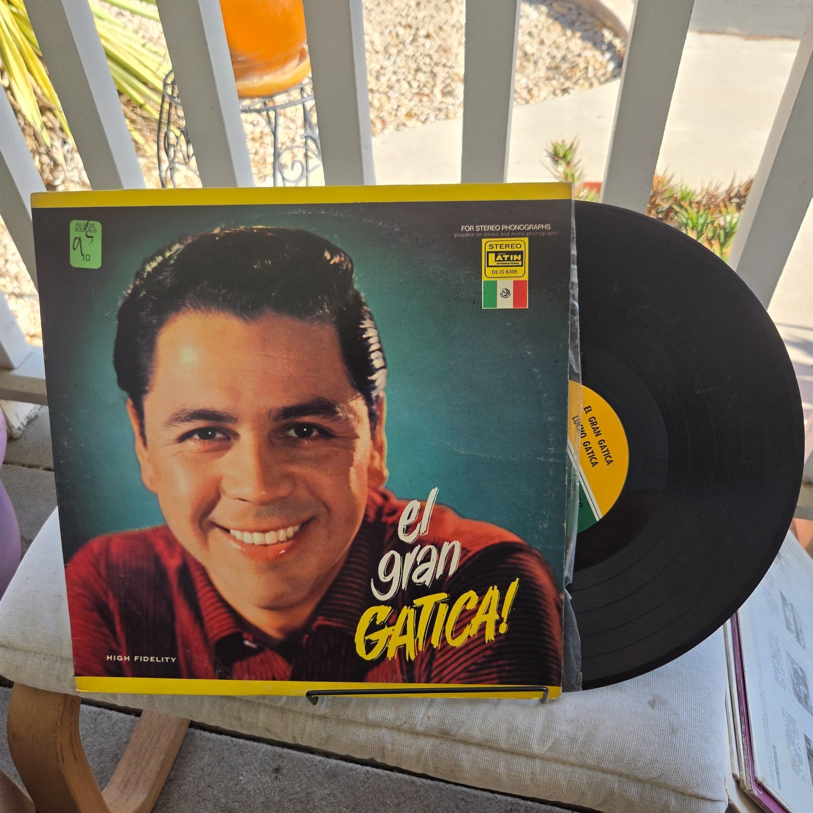 Lucho Gatica – El Gran Gatica LP VG+  DLIS 6305