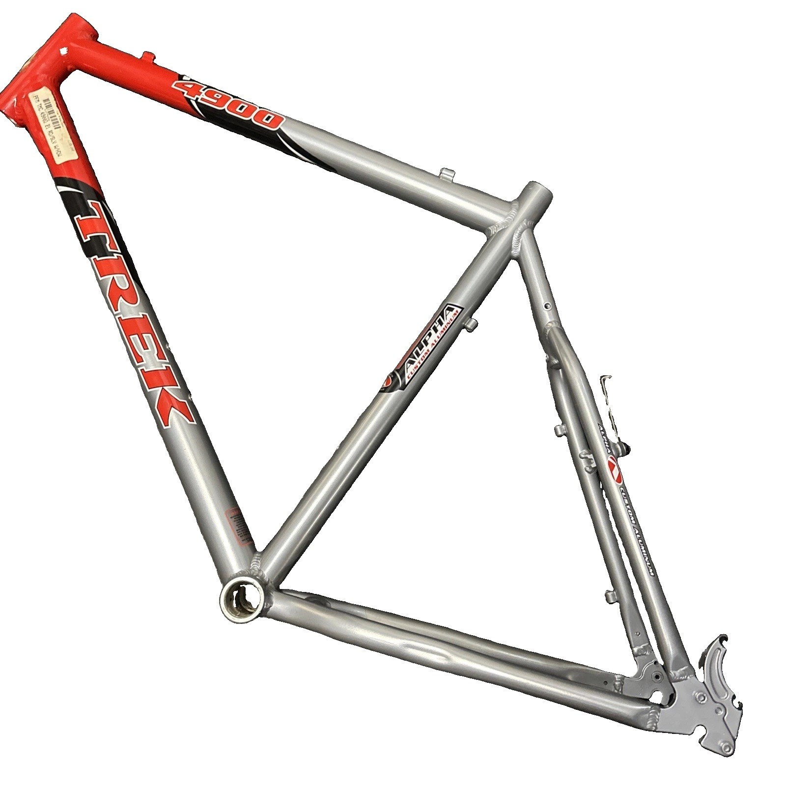 NOS Trek 4900 Mountain Bike Frame Only Aluminum Made In USA NOS Trek 4900 Mountain Bike Frame Only Aluminum Made In USA