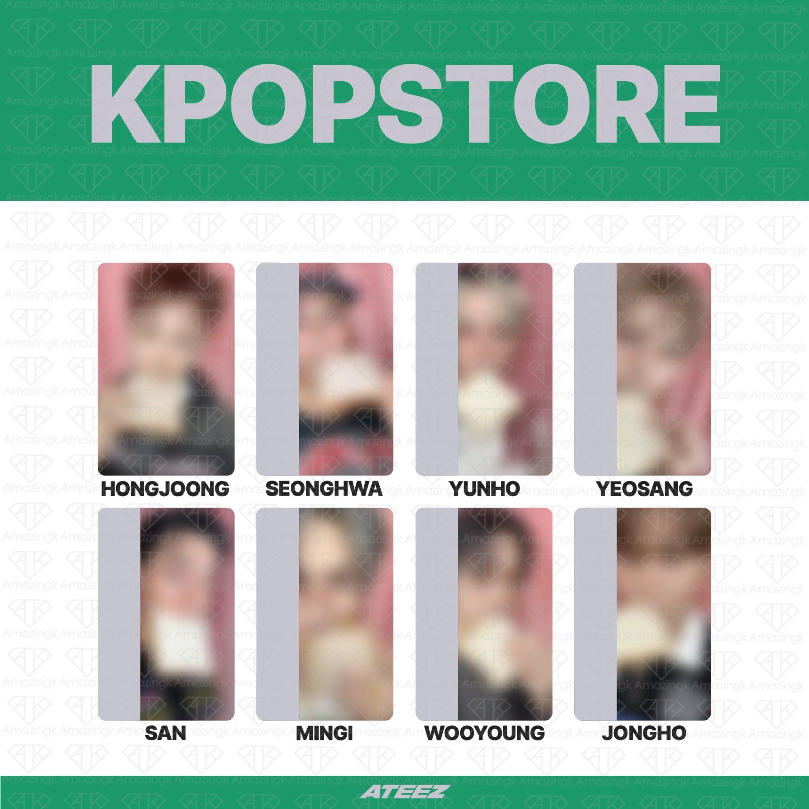 [PreSale] ATEEZ 14th Mini Album Golden Hour Pt.5 KPOPSTORE Fan Sign Photocard