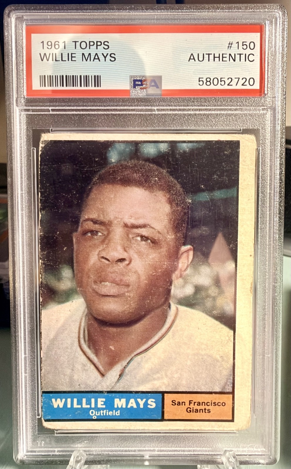 1961 Topps - Willie Mays #150 PSA 1961 Topps - Willie Mays #150 PSA