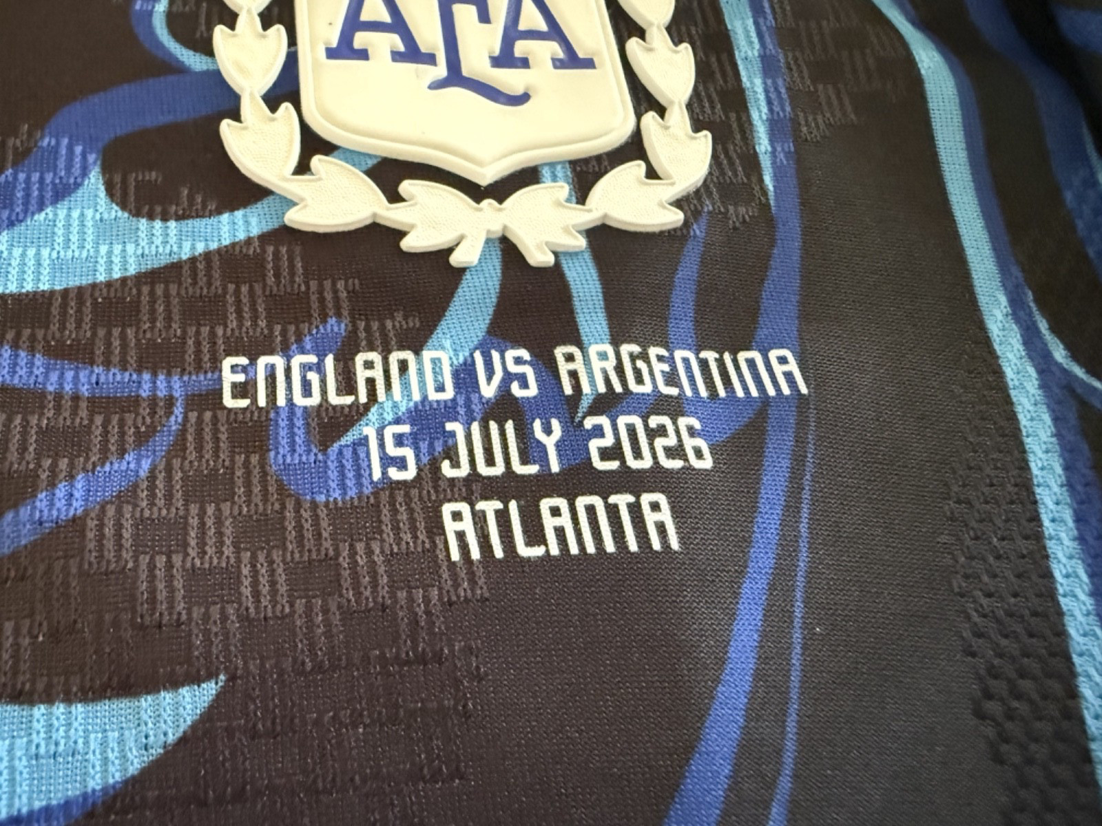 England Argentina World Cup Semifinal game detail badge for Argentina jerseys England Argentina World Cup Semifinal game detail badge for Argentina jerseys