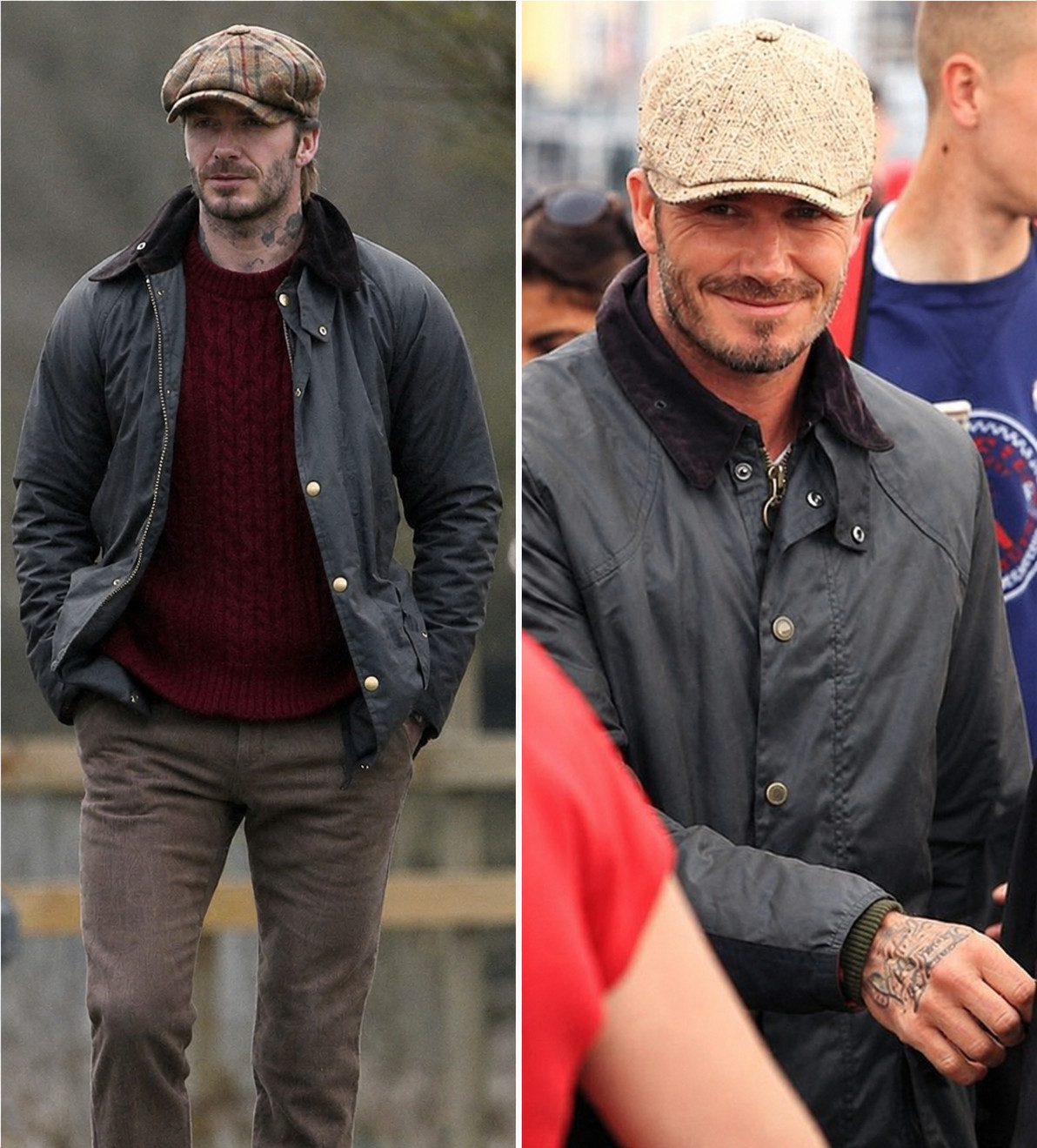 Charcoal Grey~ BECKHAM's Fav ~ BARBOUR  ASHBY Wax Cotton Jacket MSRP $425