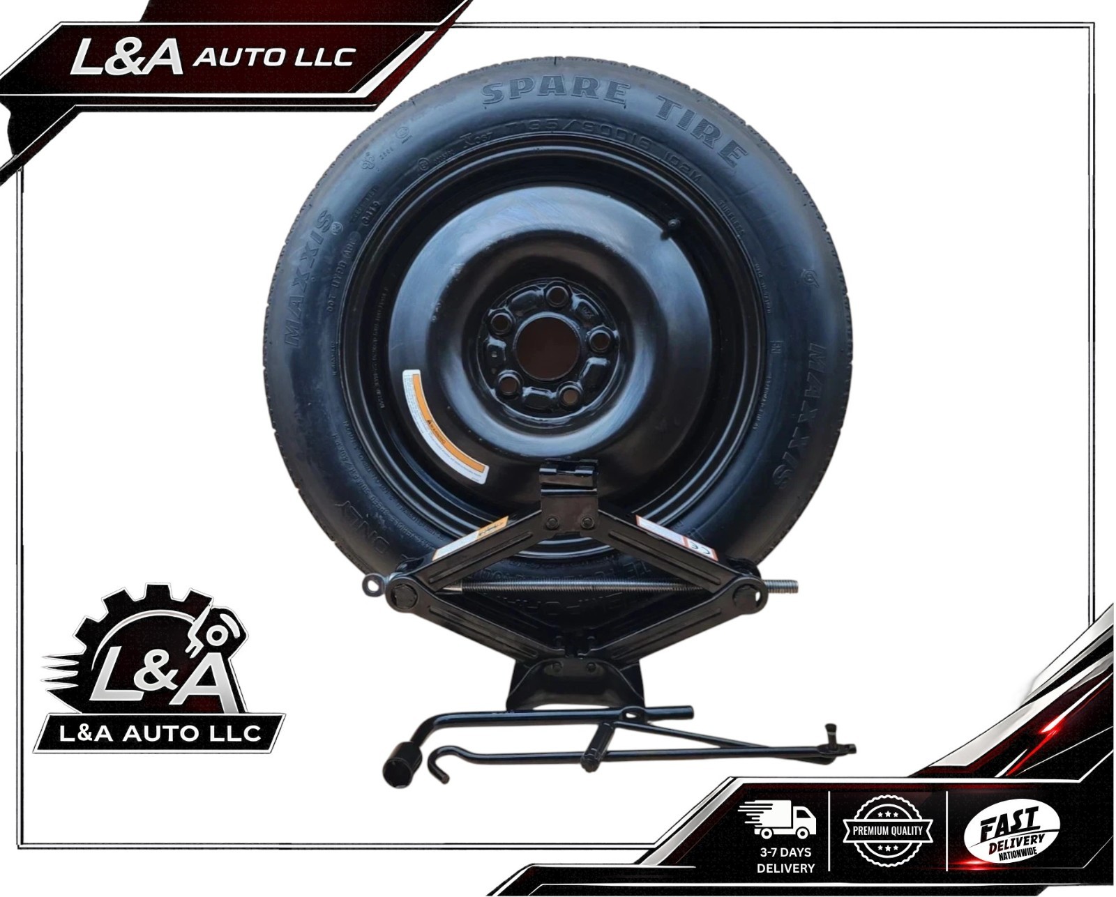 SPARE TIRE W/JACK KIT 16\'\' FITS 2009-2013 ACURA TSX COMPACT DONUT... SPARE TIRE W/JACK KIT 16\'\' FITS 2009-2013 ACURA TSX COMPACT DONUT...