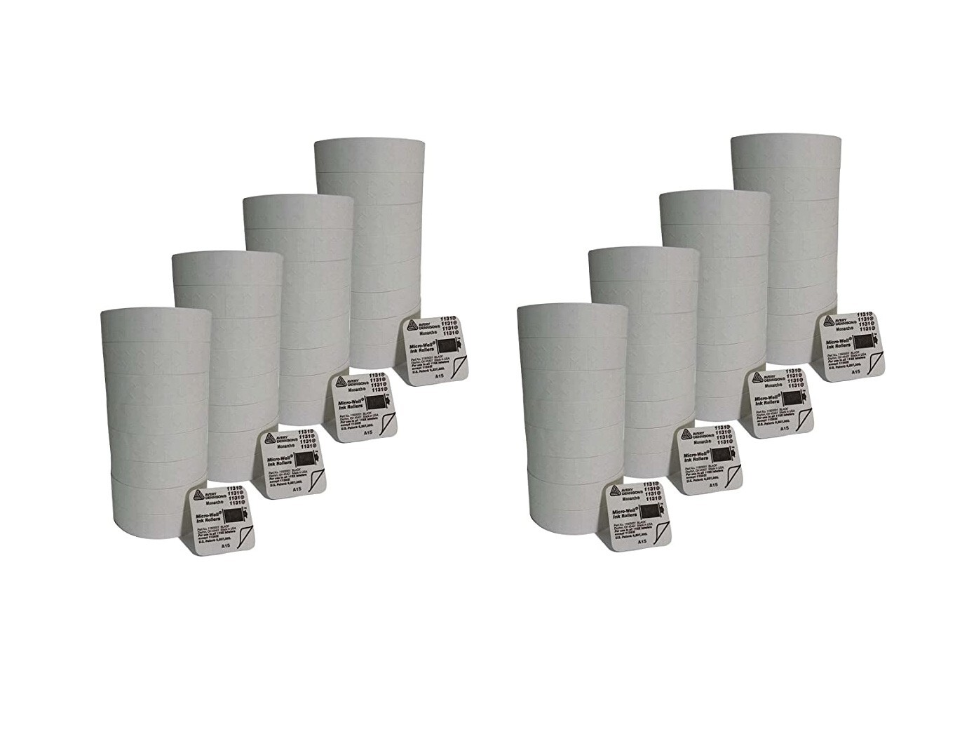 (1) Case White Labels for Monarch 1131* (64) rolls (8 Sleeves)
