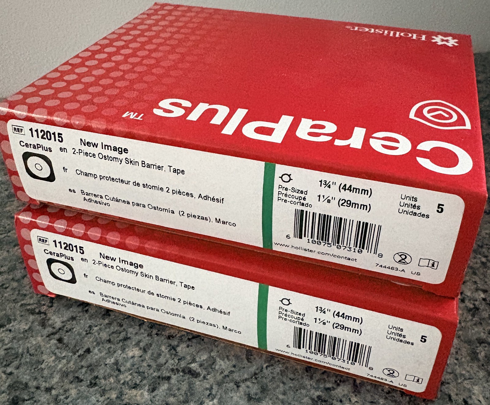 New Image Flat CeraPlus Skin Barrier w/ Tape 112015, 2 boxes of 5 New Image Flat CeraPlus Skin Barrier w/ Tape 112015, 2 boxes of 5