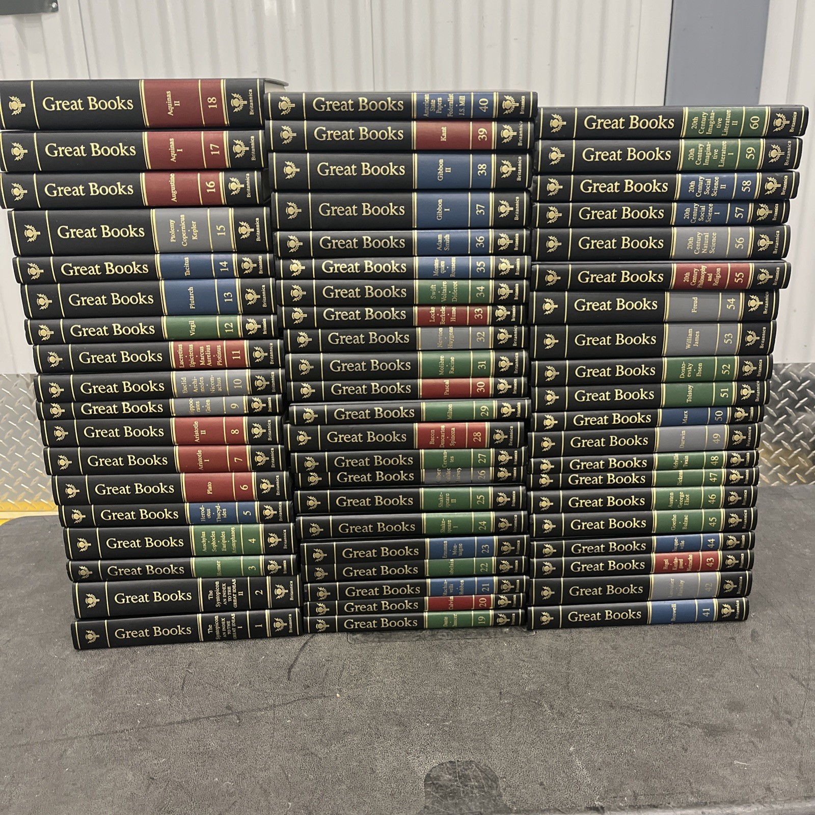 Britannica Great Books Of The Western World Complete Set 2nd Edition 1-60 NICE Britannica Great Books Of The Western World Complete Set 2nd Edition 1-60 NICE